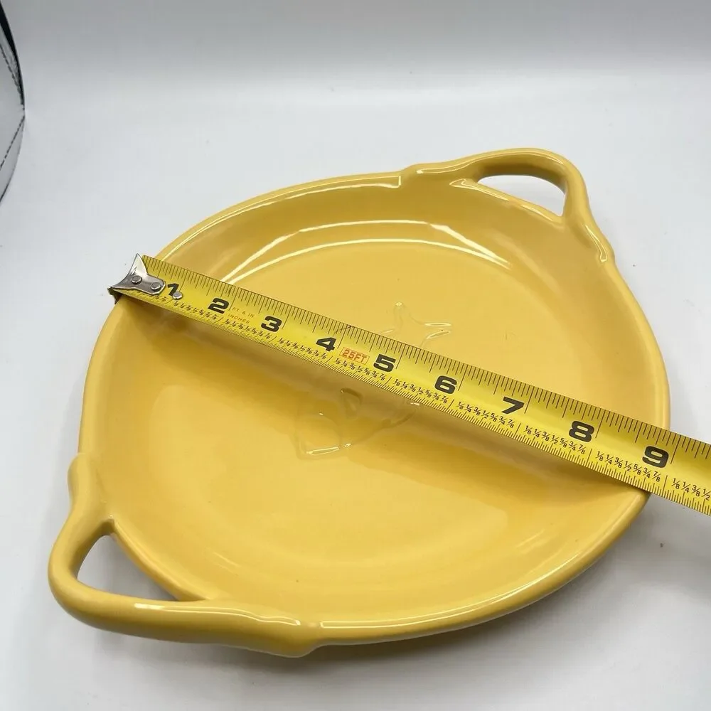 Coche Stoneware Plate - Yellow